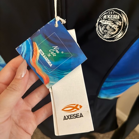 Women's Black and Blue Swimwear - Picture 6 of 6